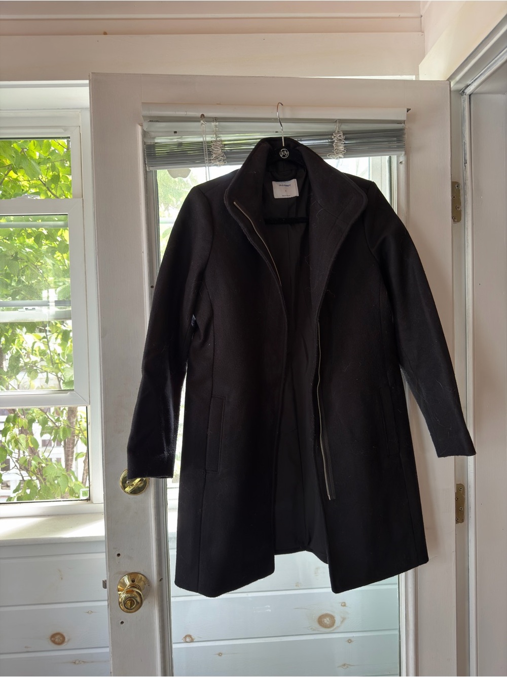 Old Navy Black Women's Pea Coat